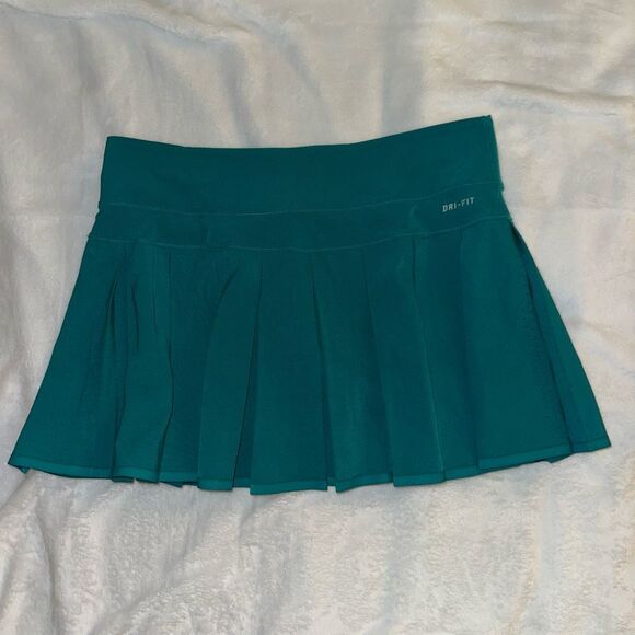 Nike Drifit Women’s Teal Green Blue Athletic Golf Skort Small EUC - Picture 7 of 10